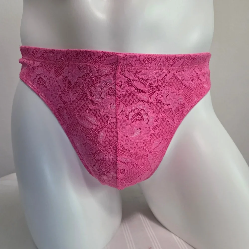 Cosabella Men's Luxury Italian Floral Lace G-String Designer Premium Underwear S